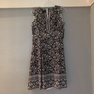 41 Hawthorn black/white dress size 6 NWT